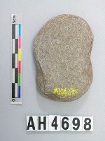 藏品(中型片狀砝碼型石網墜)的圖片